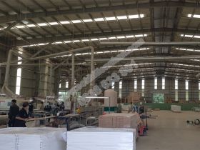 Suction pipes in the wood factory