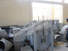 Material collection at the site